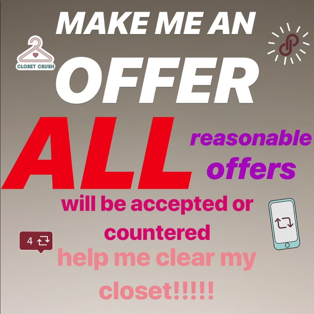 REASONABLE OFFERS ACCEPTED‼️